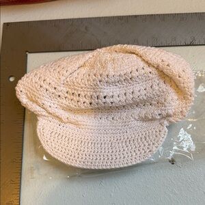 LeLaLo Cream Crochet Kids Hat